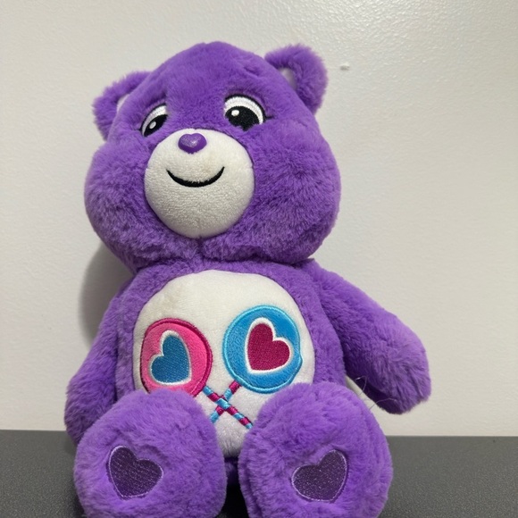 Purple Plush Bear Toy - Picture 8 of 9